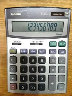 CASIO DS-20eco 電卓 12桁表示