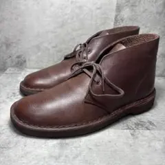【極美品】クラークス デザートブーツ レザー ハイカット 24.5cmのサムネイル