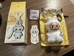 ラブブ PIN FOR LOVE イニシャル H ぬいぐるみ