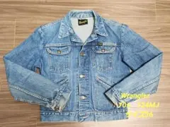 クリスマスセール☆彡　70s　Wrangler　124MJ　デニムジャケット
