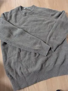 UNIQLO XL グレー クルーネックセーター