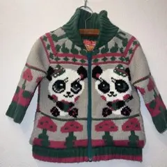 美品グラグラパンダニットジャケットS