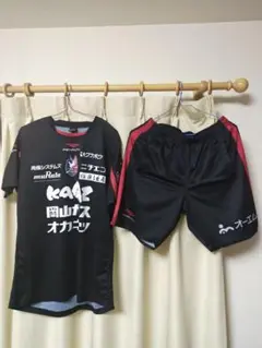 ファジアーノ岡山 PENALTY 上下セット サイズ0 黒 練習着