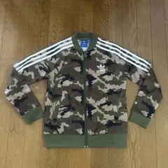 adidas 迷彩柄 ジャージ 140サイズ　ブルゾン　上着