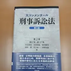 大コンメンタール刑事訴訟法(第3版)
