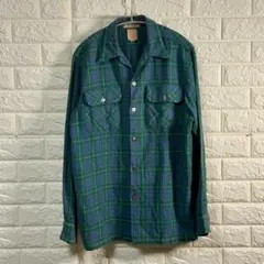 PENNYS ネルシャツ 60s 緑 黒 白 好配色 ビンテージ レア PENNYS ネルシャツ 60s 緑 黒 白 好配色 ビンテージ - メルカリ