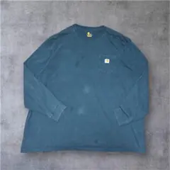 r*y様 【4XL】 Carhartt ネイビー 長袖シャツ ビンテージ