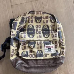 DOUBLE.B クマ柄 リュック　ミキハウス