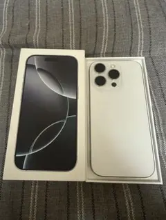 ほぼ新品iPhone16 pro 128GB SIMフリー ホワイトチタニウム