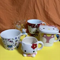 サンリオ ハローキティ マグカップ 陶器 4点セット - メルカリ