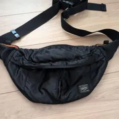 ポーター ウエストバッグ ブラック タンカー