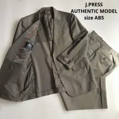 J.PRESS オーセンティックモデル　ウール100% チェックスーツ上下AB5