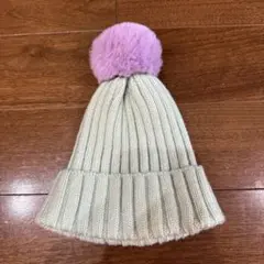UNITED ARROWS green label ニット帽 ポンポン