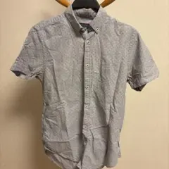 ZARA MAN 半袖ドット柄シャツ 【S】オシャレシャツ　爽やか