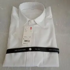 新品 ユニクロ ファインブロードシャツ 長袖 Lサイズ ワイシャツ
