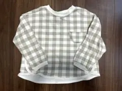 アプレレクール チェック柄トレーナー 100cm 美品