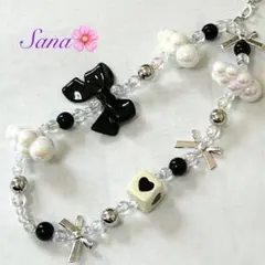 携帯ストラップ　ビーズ　ストラップ　キーホルダー　韓国　㊸