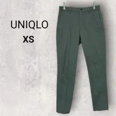 ユニクロ ウルトラストレッチレギンスパンツ XS グリーン テーパードパンツ