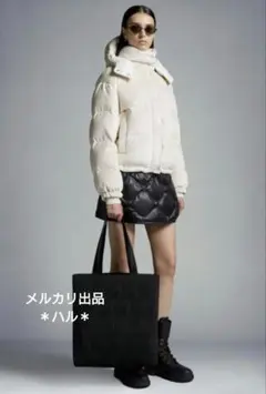 【未使用】MONCLER　トートバッグ　ブラック　男女兼用