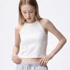GU ブラフィール　ホルターネック　タンクトップ　ブラトップ