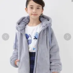 kate spade new york kids フェイクファーパーカ