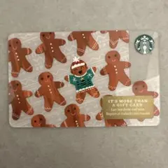 ［未削り］スターバックスカード　海外　希少　限定　クリスマス