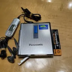 Panasonic ポータブルMDプレーヤー SJ-MJ55- A ブルー - メルカリ