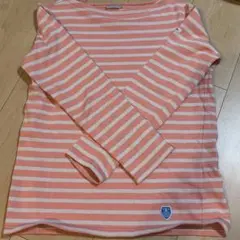 ORCIVAL オーシバル 長袖カットソー ボーダーピンク