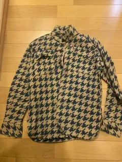 アバハウス　ブラッシュドコットンスタンドカラーシャツ　旧タグ