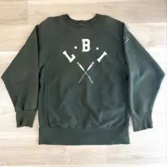 チャンピオン トレーナー　90s USA製　リバースウィーブ　深緑