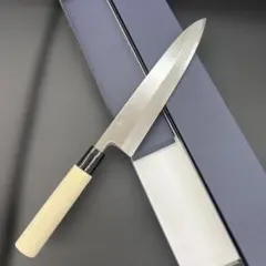 ☆新品送料込☆源正房はがね鍛造刺身包丁300mm尺右片刃裏押し化粧箱入