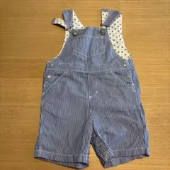 （美品）プチバトー オーバーオール　12m / 74cm