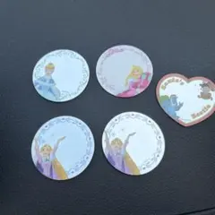 DAISOディズニープリンセス・ピクサーMirror Sealミラーシール