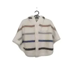 【新品、未使用 gelato pique baby】ポンチョ　ブルー　70 80