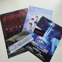 ATEEZ フライヤー　銀テ　ツアーロゴステッカー　6点セット