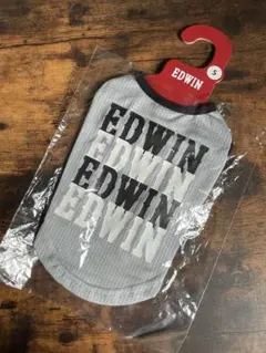 犬服　新品　EDWIN リピートタンク　サイズS グレーのサムネイル