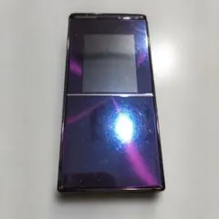 docomo F-03C 本体 パープル 携帯 ガラケー 富士通