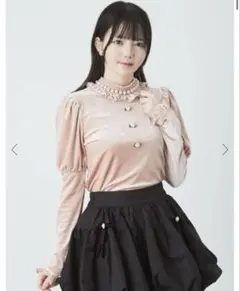 Ank Rouge ベロアローズトップス ピンクのサムネイル
