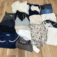 XL(LL)シャンブルしまむらなどほぼ新品半袖ブラウス全30枚2枚 