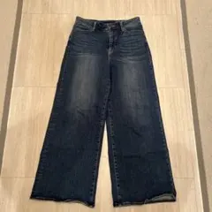 GLOBAL WORK ワイドデニム インディゴブルー