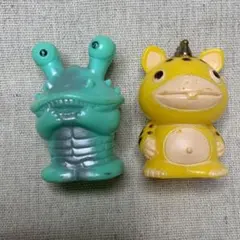 ブースカ、チャメゴン　指人形とキーホルダーの15体セット　送料込み！ ブースカ、チャメゴン 指人形とキーホルダーの15体セット 送料