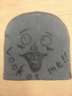 ビーニー リメイク おもしろ Y2K ファッション ストリート