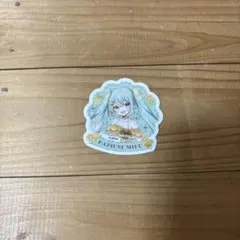 フリューくじ　初音ミク　特典　ミク　ステッカー