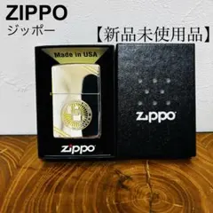 ZIPPO クラシック エッチング彫刻 サイドゴールド ダイアゴナルライン 