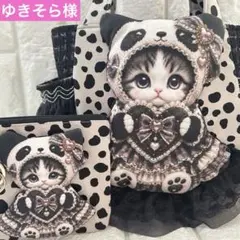 ぷっくり♡着ぐるみ猫ちゃんパネル♡サコッシュ♡ - メルカリ