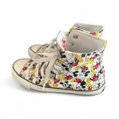 【CONVERSE】ディズニー ミッキーコラボ 総柄 ミッキーミニー シューズ