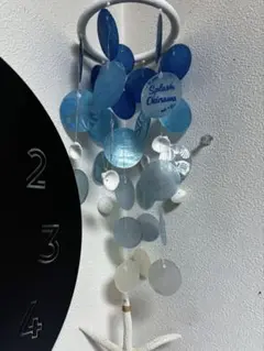 青系シェルモービルと星型のモービル どちらも沖縄で購入