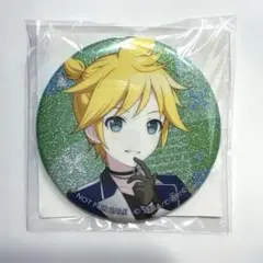 プロセカ　グリッター缶バッジ　特典　鏡音レン
