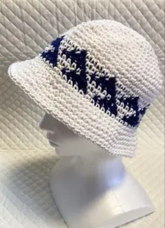 クラッシャーハット　クロシェハット　ビーニー　バケットハット　かぎ針編み
