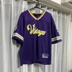 NFL Minnesota Vikings フッドボールシャツ　bboy
